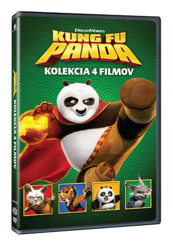 Kung Fu Panda kolekcia 1-4 4DVD (SK)