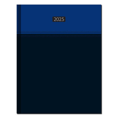 Manager diár A4 MILANO modro čierny 2025