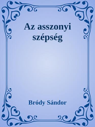 Az asszonyi szépség