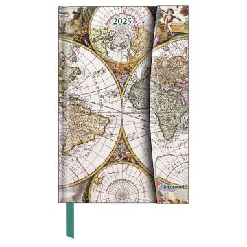Diár 2025 Antique Maps malý Neumann