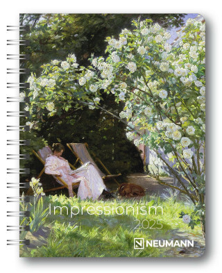Diár 2025 Impressionism špirálový Neumann