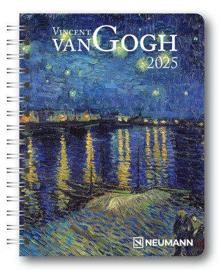 Diár 2025 Vincent van Gogh špirálový Neumann