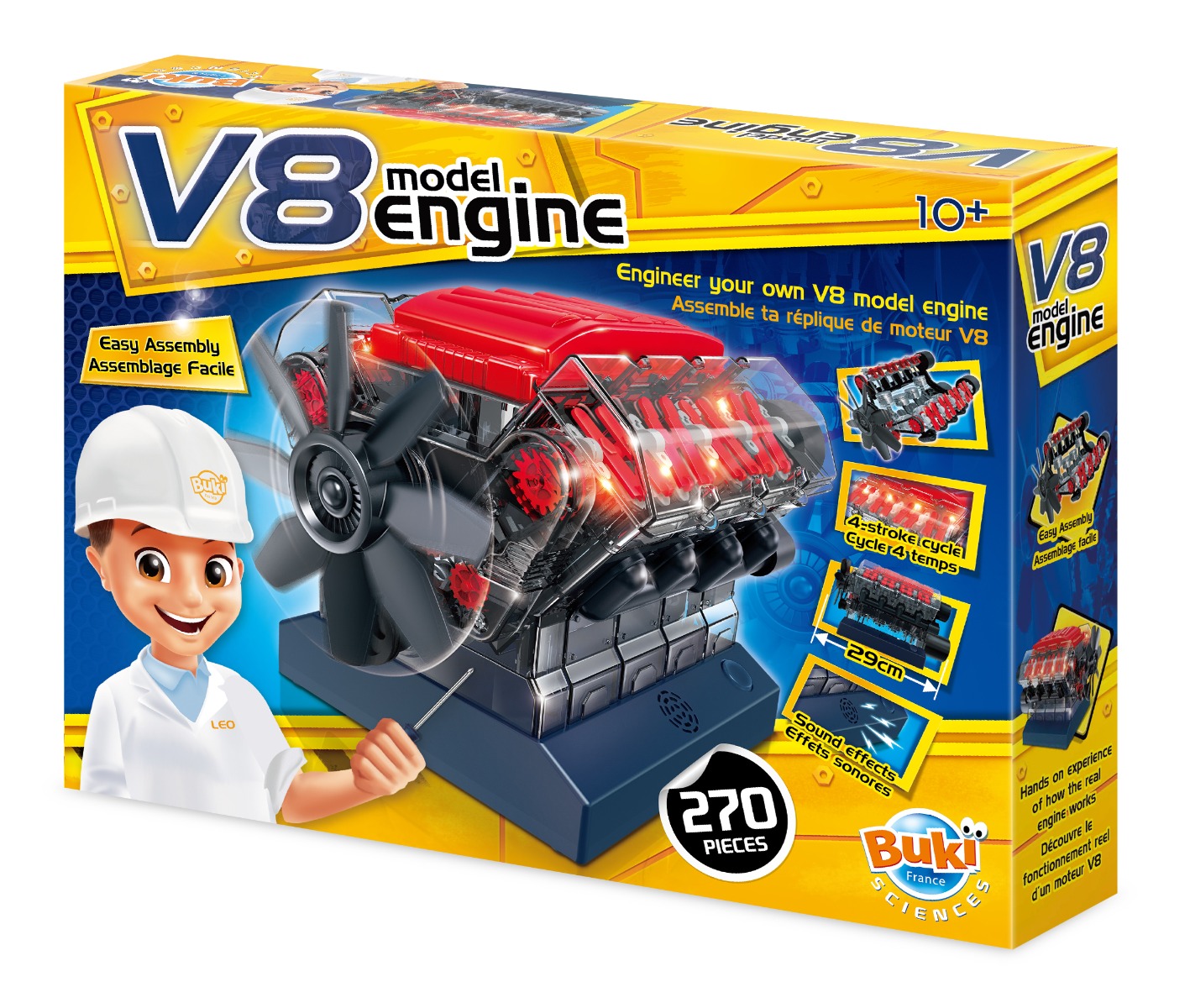 Vedecká stavebnica Motor V8
