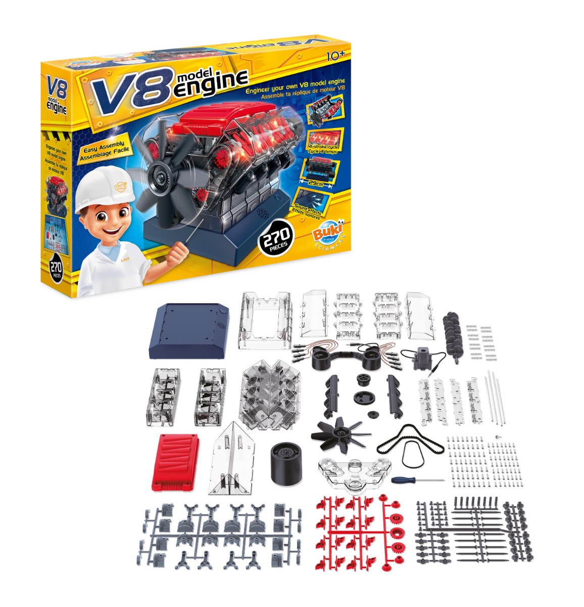 Vedecká stavebnica Motor V8