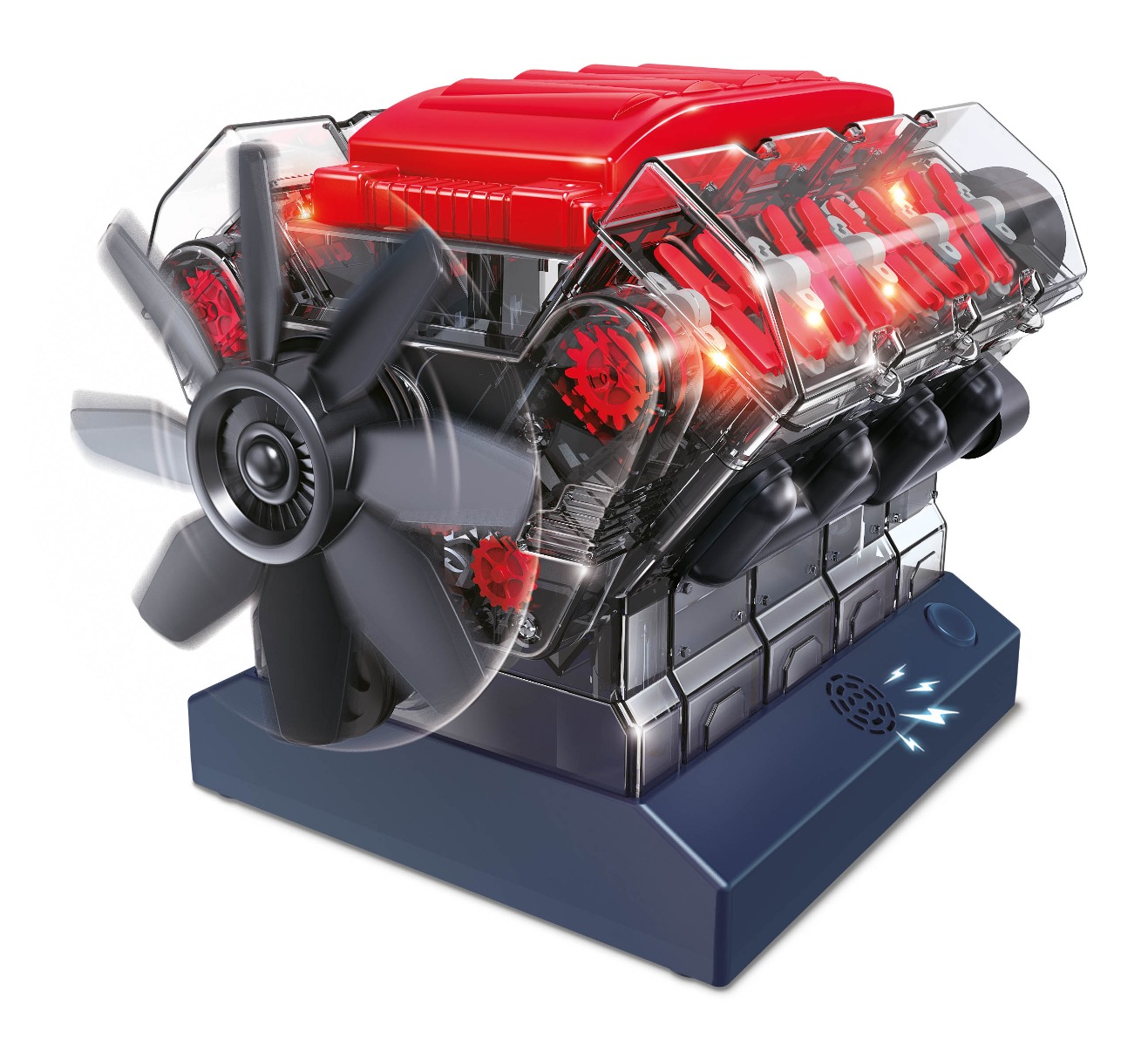 Vedecká stavebnica Motor V8