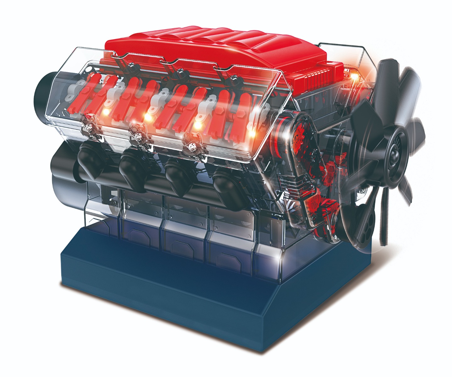 Vedecká stavebnica Motor V8