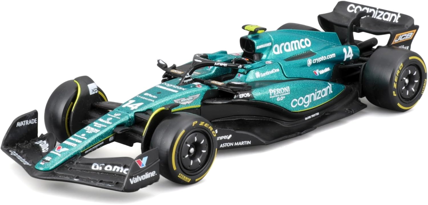 Bburago 1:43 RACE Formula F1 - Aston Martin  AMR23 (2023) 14 Fernando Alonso