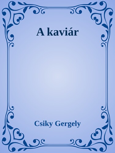 A kaviár