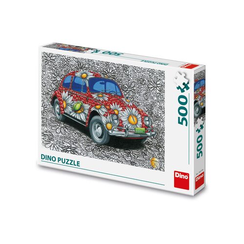 Puzzle Maľovaný VW 500 Dino