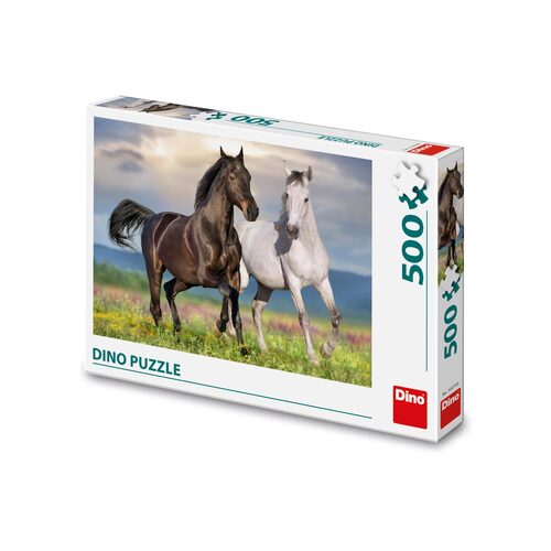 Puzzle Zamilované kone 500 Dino