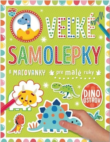Dino - Veľké samolepky pre malé ruky