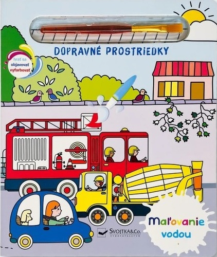 Dopravné prostriedky - Maľovanie vodou