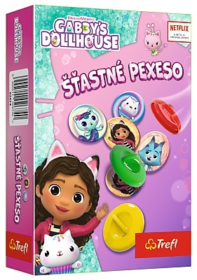Šťastné pexeso  Gabby´s Dollhouse Trefl