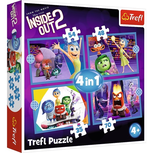 Puzzle V hlave 2 4v1 Trefl