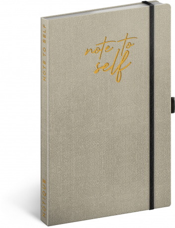 Nedatovaný plánovač Note to self, 5 minút denne, 13 × 21 cm