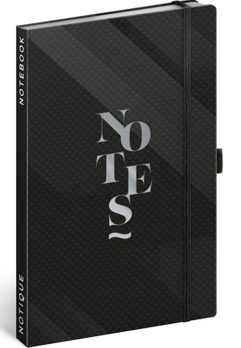 Notes Elegantný, linajkovaný, 13 × 21 cm