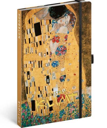 Notes Gustav Klimt, linajkovaný, 13 × 21 cm