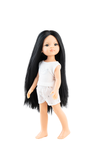 Bábika Las Amigas Paola v pyžamku 32 cm