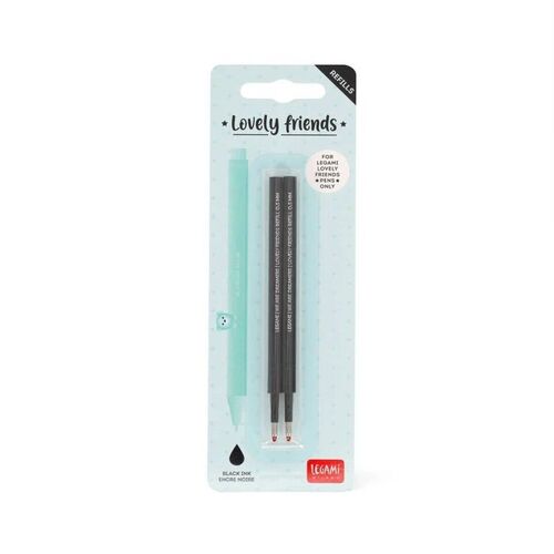 Legami Náplne do gélových pier 2ks čierna EXTRAORDINARY STATIONERY