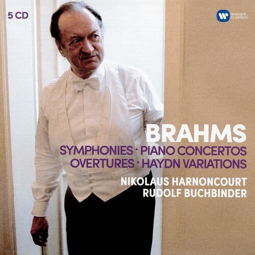 Harnoncourt Nikolaus & Rudolf Buchbinder - Johannes Brahms : Symphonies, Overtures Haydn Variations & Piano Concertos 5CD