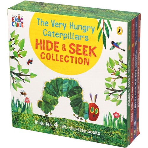 The Very Hungry Caterpillar's Hide and Seek Collection 4 Book Slipcase
