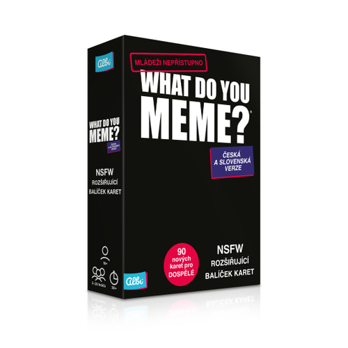 Hra What Do You Meme - Mládeži neprístupné (prvé rozšírenie)