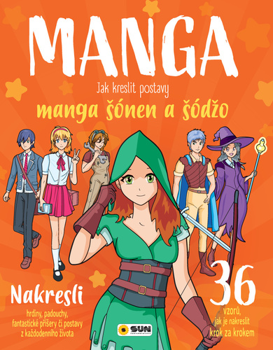 Manga: Jak kreslit postavy manga šonen a šodžo