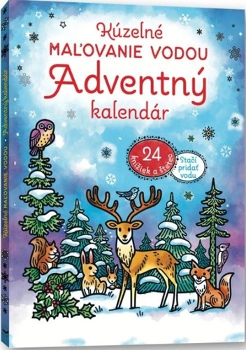 Kúzelné maľovanie vodou: Adventný kalendár