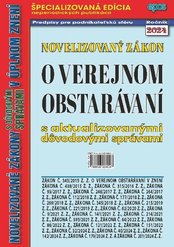 Novelizovaný zákon o verejnom obstarávaní 17/2024