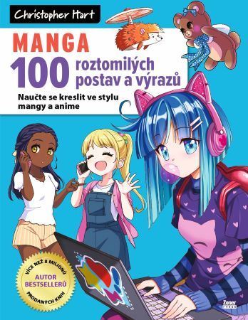 Manga: 100 roztomilých postav a výrazů