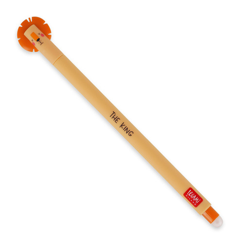 Legami Gumovacie pero Lion oranžové