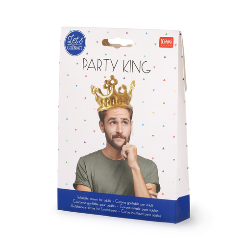 Legami Nafukovacia koruna zlatá King