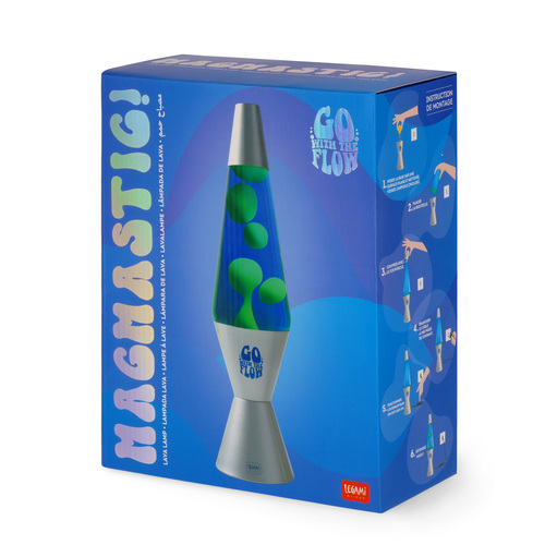 Legami Lávová lampa Magmastic! Strieborná