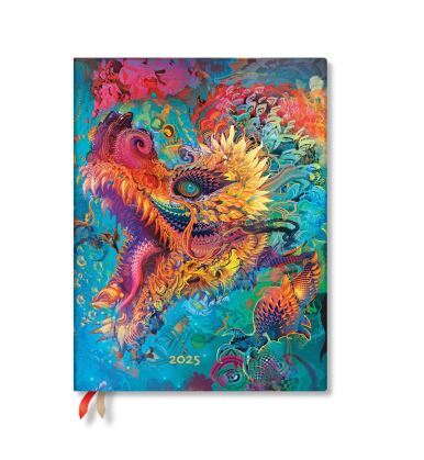 Diár 2025 Humming Dragon Midi HOR Paperblanks