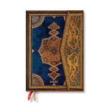 Diár 2025 Safavid Indigo Midi HOR Paperblanks