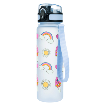 Tritanová fľaša na nápoje Hippie, 500 ml Baagl