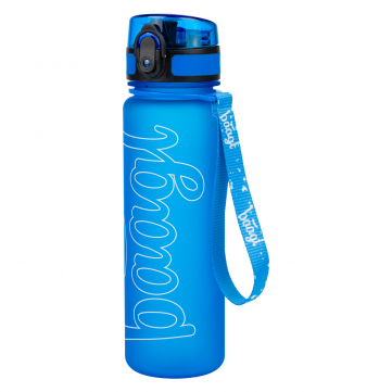 Tritanová fľaša na nápoje Logo modrá, 500 ml Baagl