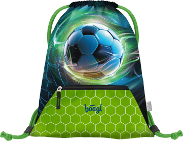 Vrecko s priehradkou na zips Futbal Lopta Baagl
