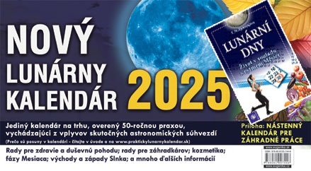 Lunární dny + Nový Lunárny kalendár 2025