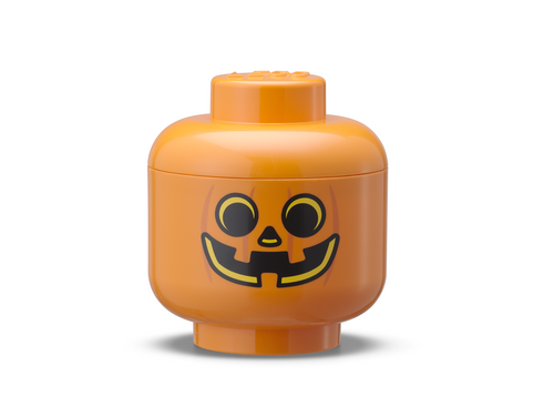 LEGO úložná hlava (mini) Tekvica