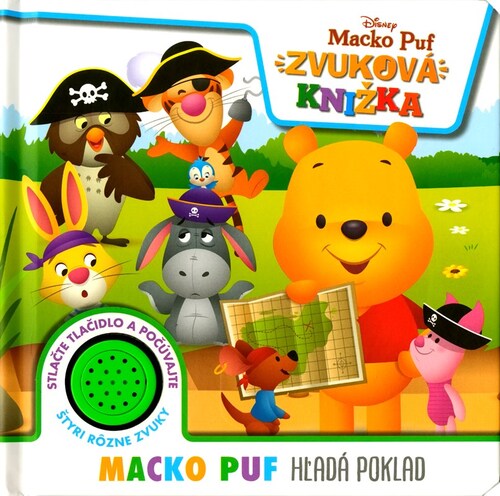 Macko Puf: Macko Puf hľadá poklad - Zvuková knižka
