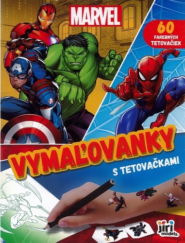 Vymaľovanky s tetovačkami: Marvel