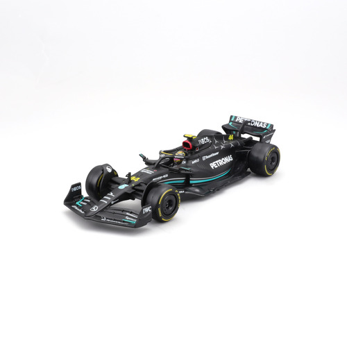 Bburago 1:43 RACE Formula F1 - Mercedes-AMG F1 W14 E Performance (2023) 44 (Lewis Hamilton) - with driver and decorative box