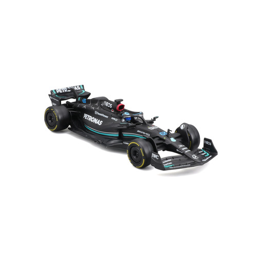 Bburago 1:43 RACE Formula F1 - Mercedes-AMG F1 W14 E Performance (2023) 63 (George Russell) - with driver and decorative box