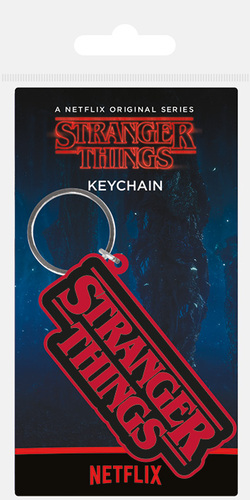 Gumová kľúčenka Harry Potter - Stranger Things - logo