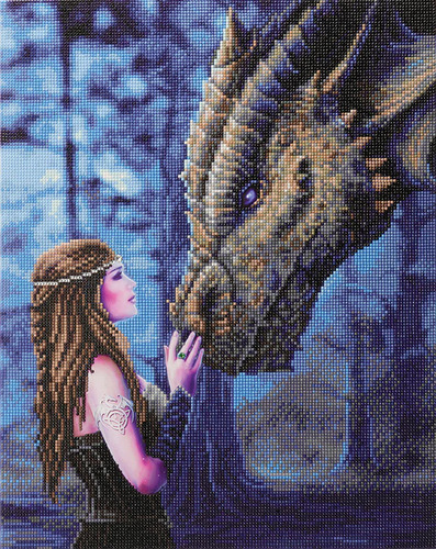 Obraz Kde bolo, tam bolo (40x50 cm) vykladanie z diamantov