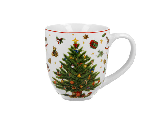 Porcelánový hrnček XXL Vianočný strom 1000 ml
