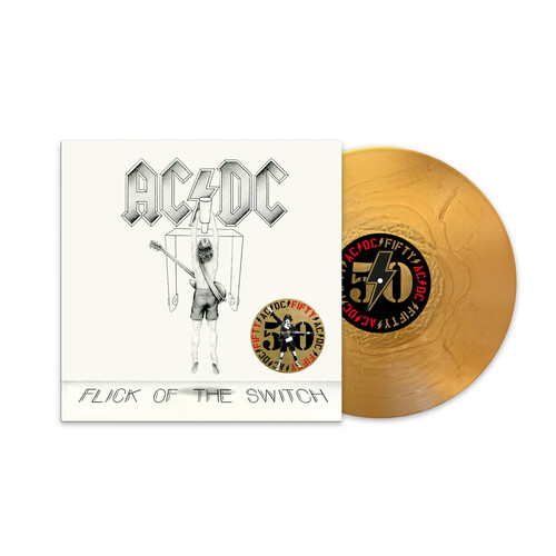 AC/DC - Flick On The Switch (50th Anniversary Gold Metallic)  LP