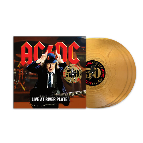 AC/DC - Live At River Plate (50th Anniversary Gold Metallic)  3LP