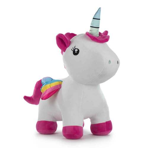 BARRADO Fantasy jednorožec biely plyšová hračka 30cm